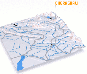 3d view of Cherāgh ‘Alī