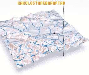 3d view of Kākolestān-e Barāftāb