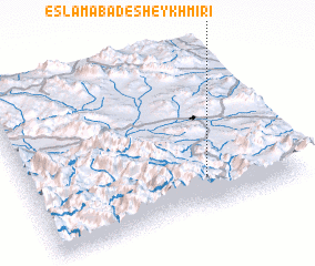 3d view of Eslāmābād-e Sheykh Mīrī