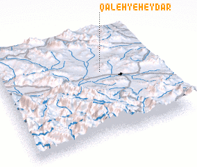 3d view of Qal‘eh-ye Ḩeydar