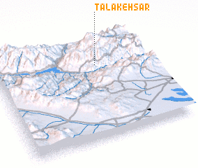 3d view of Talakeh Sar