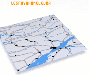 3d view of Lesnaya Khmelëvka