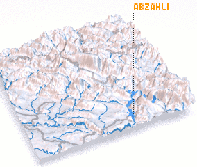 3d view of Āb Zahlī