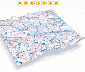 3d view of Golbahār-e ‘Abbāsābād