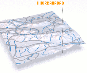 3d view of Khorramābād