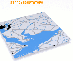 3d view of Staroye Devyatovo