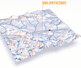 3d view of Qal‘eh-ye Zakī