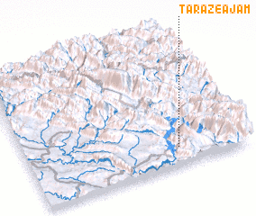 3d view of Tārāz-e ‘Ajam