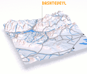 3d view of Dasht-e Veyl