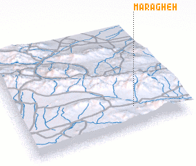 3d view of Marāgheh