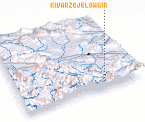 3d view of Kīvarz-e Jelowgīr