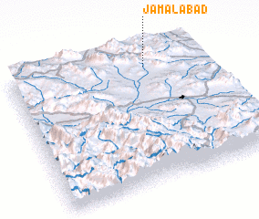 3d view of Jamālābād