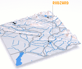 3d view of Rūd Zard