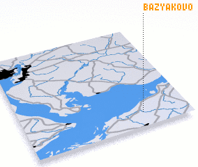 3d view of Bazyakovo