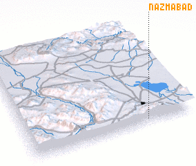 3d view of Naz̧mābād