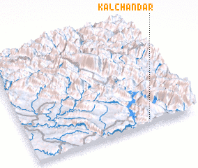 3d view of Kalchandār