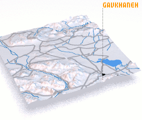 3d view of Gāv Khāneh