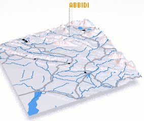 3d view of Āb Bīdī