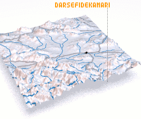 3d view of Dār Sefīd-e Kamarī