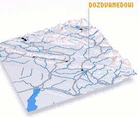 3d view of Dozd va Medowʼī