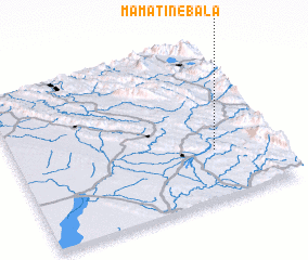 3d view of Māmātīn-e Bālā