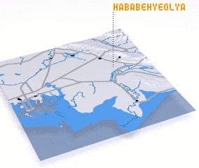 3d view of Ḩabābeh-ye ‘Olyā