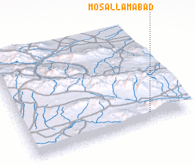 3d view of Mosallamābād