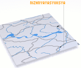 3d view of Nizhnyaya Syuksya