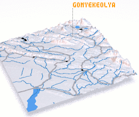 3d view of Gomyek-e ‘Olyā