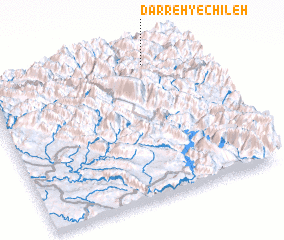 3d view of Darreh-ye Chīleh