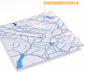 3d view of Mīāngarān-e Soflá