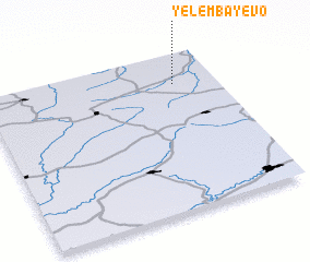 3d view of Yelembayevo