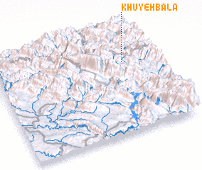 3d view of Khūyeh Bālā