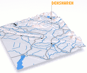 3d view of Deh Shāreh