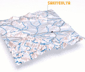 3d view of Sākī-ye ‘Olyā