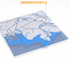 3d view of Gargarī-ye Soflá