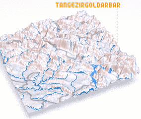 3d view of Tang-e Zīrgol Darbar