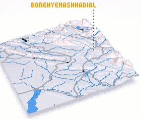 3d view of Boneh-ye Mashhadī ‘Al