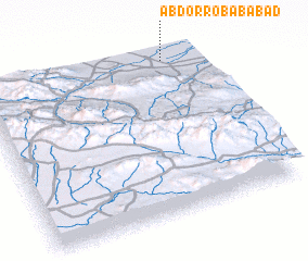 3d view of ‘Abd or Robābābād