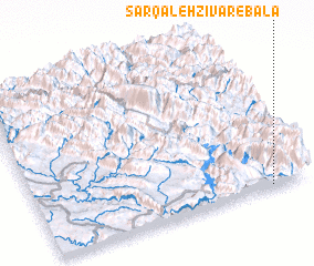 3d view of Sar Qal‘eh Zīvār-e Bālā