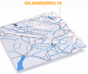 3d view of Golāvandān-e ‘Olyā