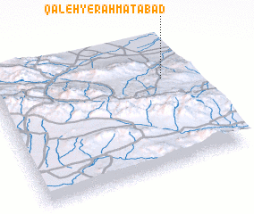 3d view of Qal‘eh-ye Raḩmatābād