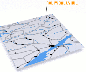 3d view of Novyy Ballykul\