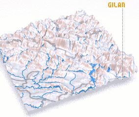 3d view of Gīlān