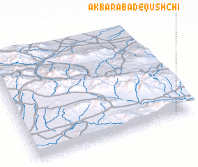 3d view of Akbarābād-e Qūshchī