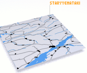 3d view of Staryye Mataki