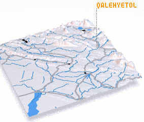 3d view of Qal‘eh-ye Tol