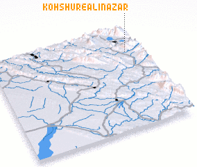 3d view of Kohshūr-e ‘Alīnaz̧ar