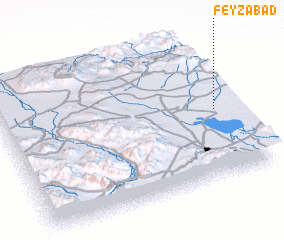3d view of Feyzābād