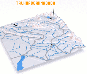 3d view of Talkhāb-e Aḩmad Āqā